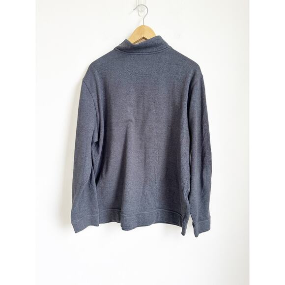 Walter Hagen Men's Clubhouse Midweight 1/4 Zip Golf Pullover Gray Large - Picture 2 of 4